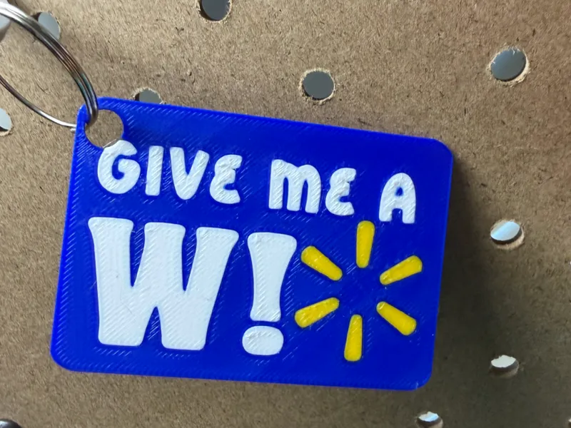 Gimme a W! Keychain