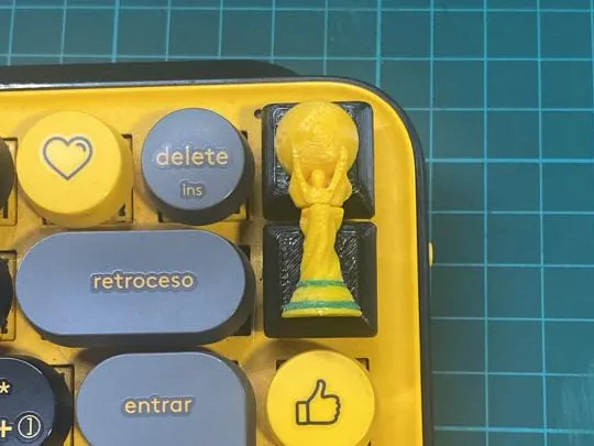World Cup Trophy Dual Keycaps