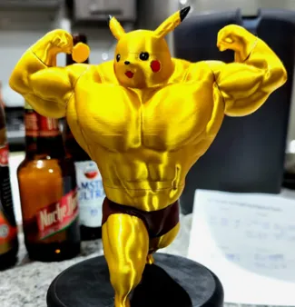 Table Tennis Strorng Pikachu Trophy