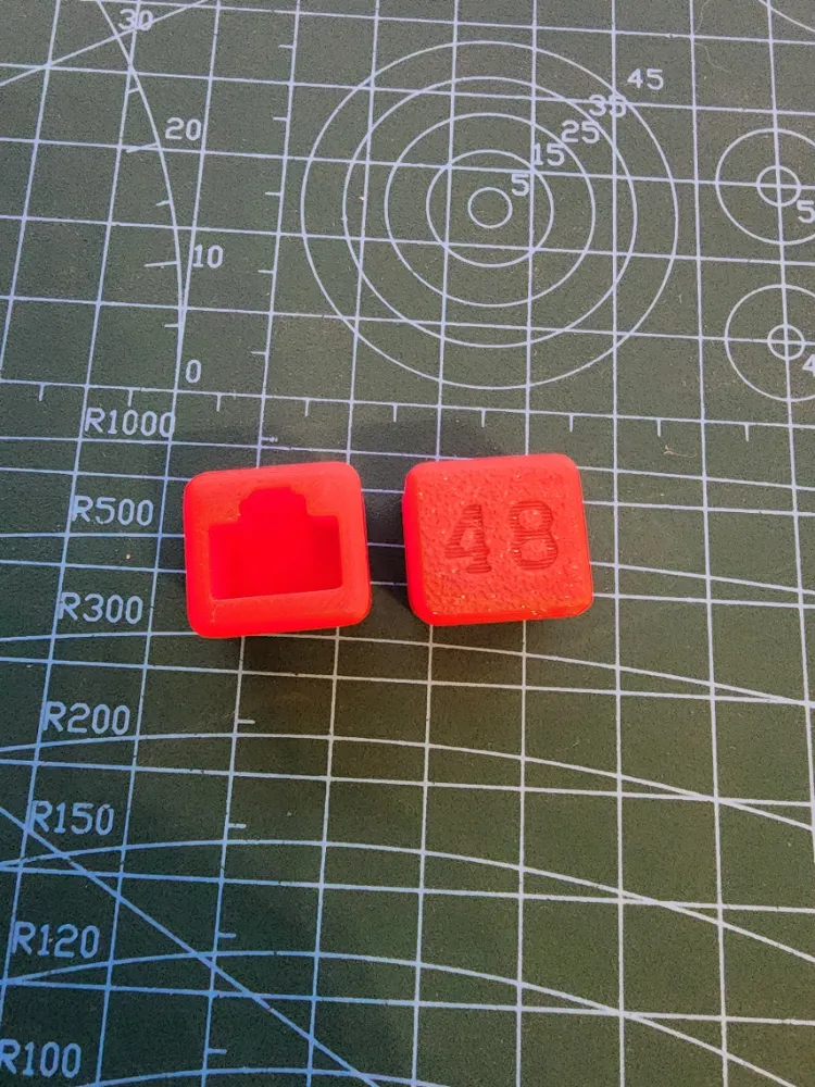 RJ45 Cap With Numbers - Free 3D Print Model - MakerWorld