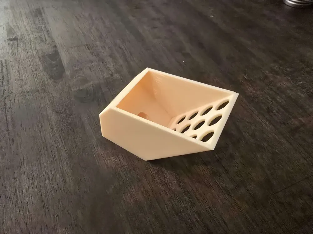 Square Bottom Spice Jar Rack Wall Mounted - Free 3D Print Model ...