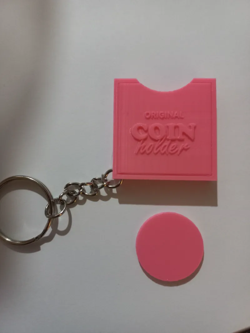 Keychain shoppingcoin holder