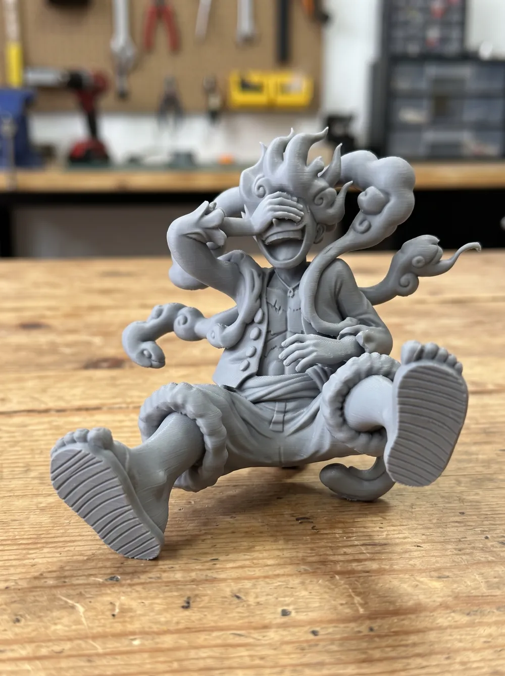 Luffy Laughing - Free 3D Print Model - MakerWorld