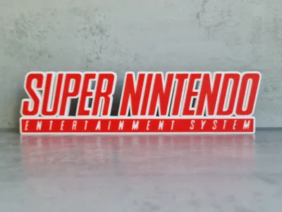 Super Nintendo Logo / Sign 