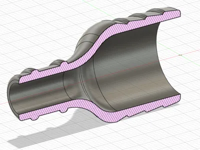 1" to 1/2" Garden hose adapter
