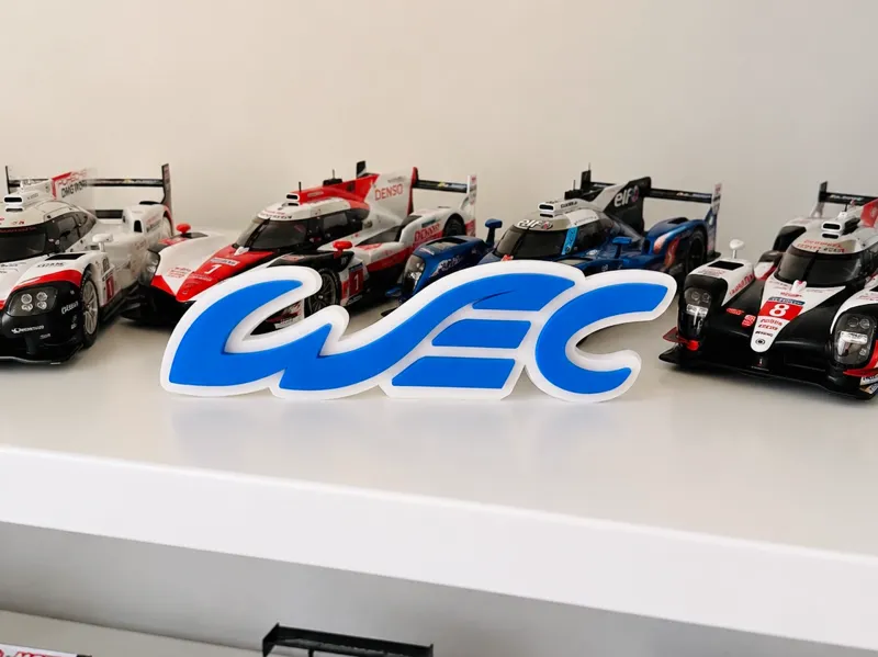 Logo WEC – World Endurance Champ - Home Desk decor