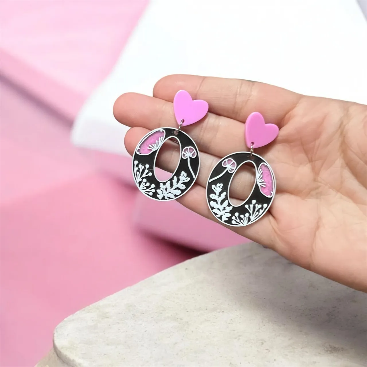 Pendientes florales view 2