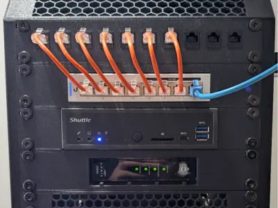 1RU Shuttle PC 10" Rack Mount
