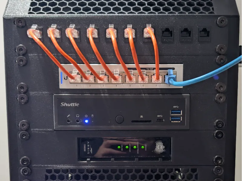 1RU Shuttle PC 10" Rack Mount