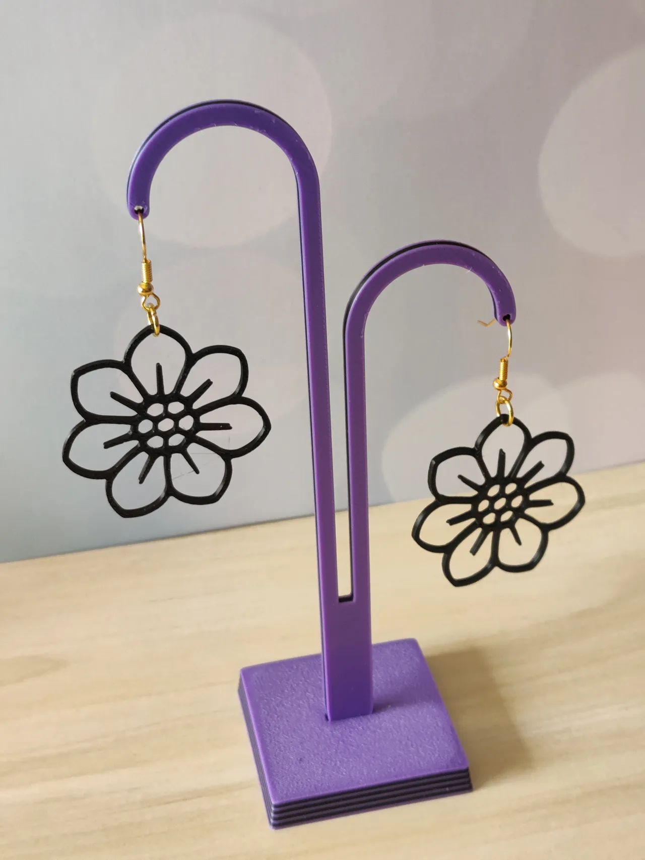 Pendiente Florales Honey view 3