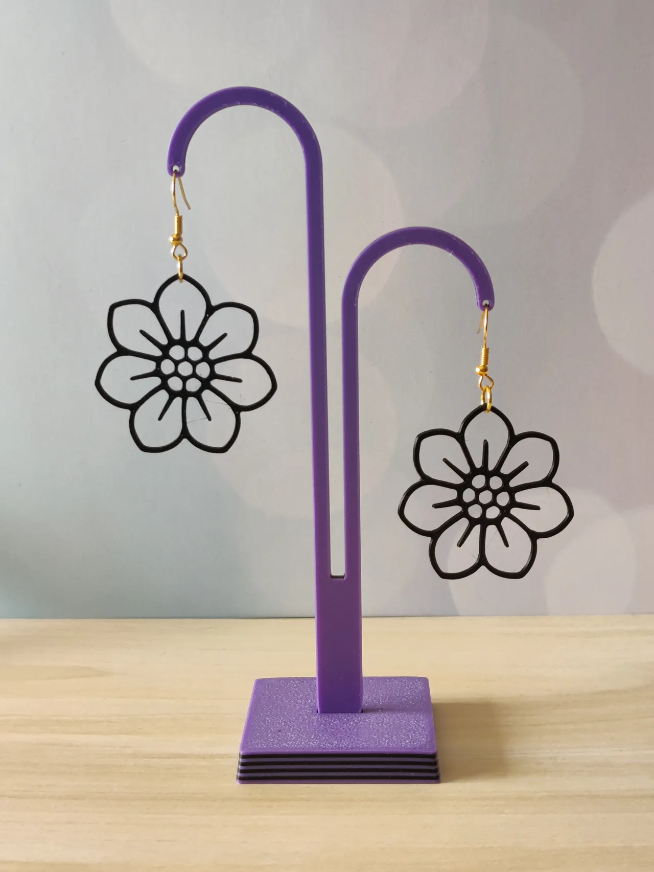 Pendiente Florales Honey view 2