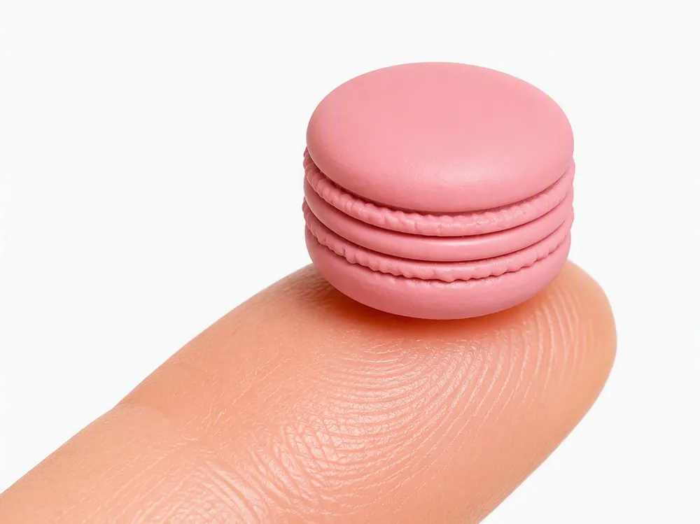 Figura decorativa: Mini Food Icon Series - #47 Macaron. Referencia del modelo original.