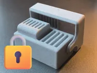 SD & microSD card box - with snap lock