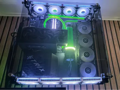 Termaltake P5 extra fan mount