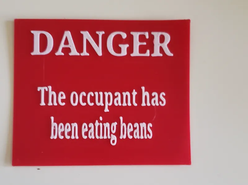 Funny bean card