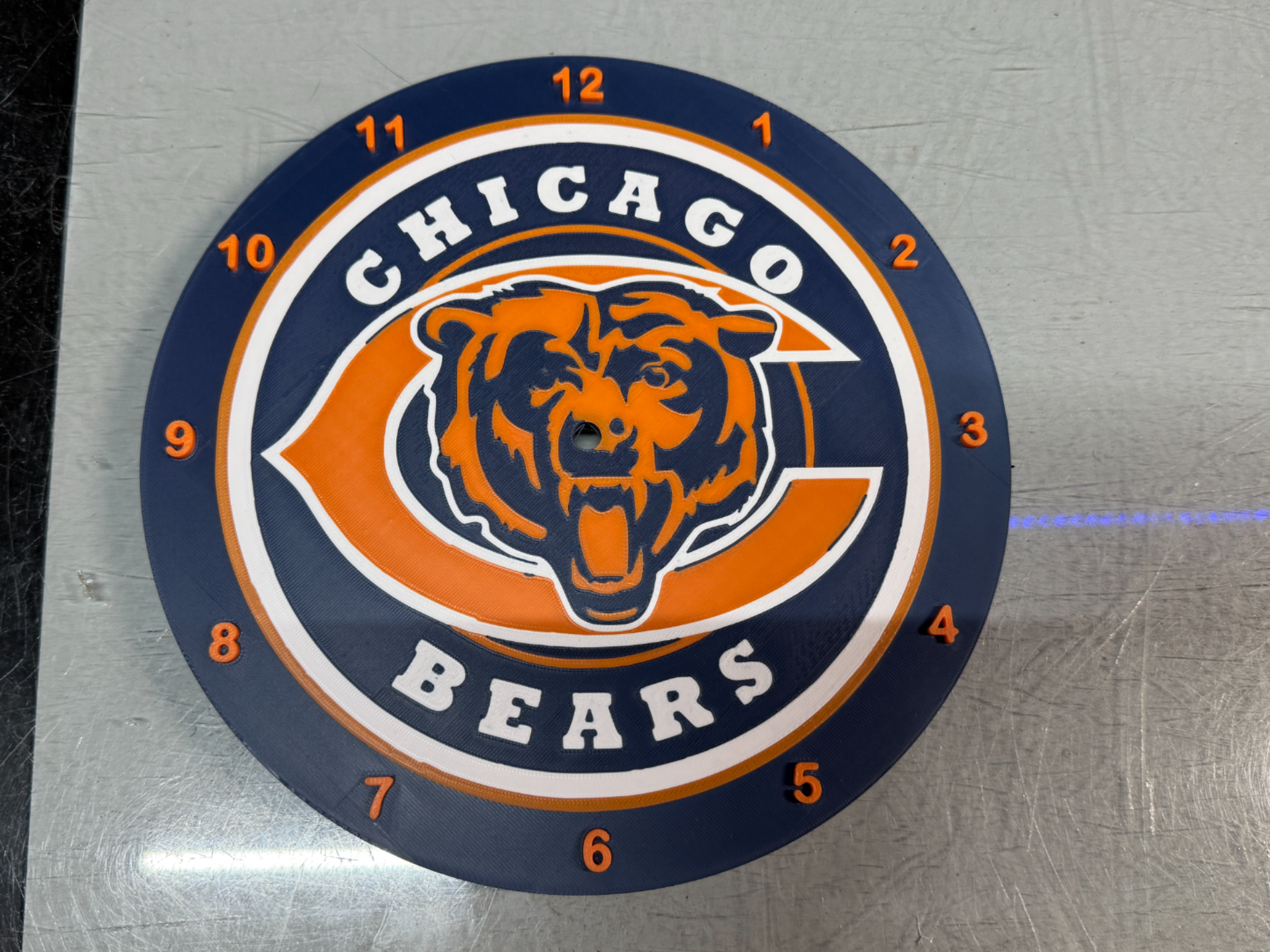 Chicago Bears Clock