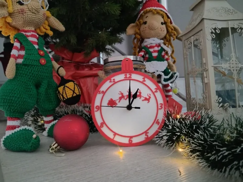 Christmas Clock (No AMS Need)