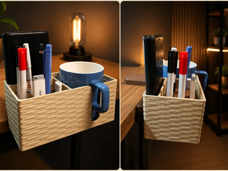 DeskClamp Organizer Cup Holder