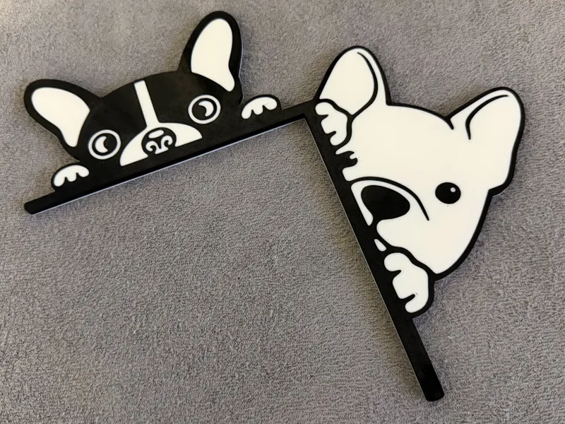 French Bulldog (Frenchie) Door Corner