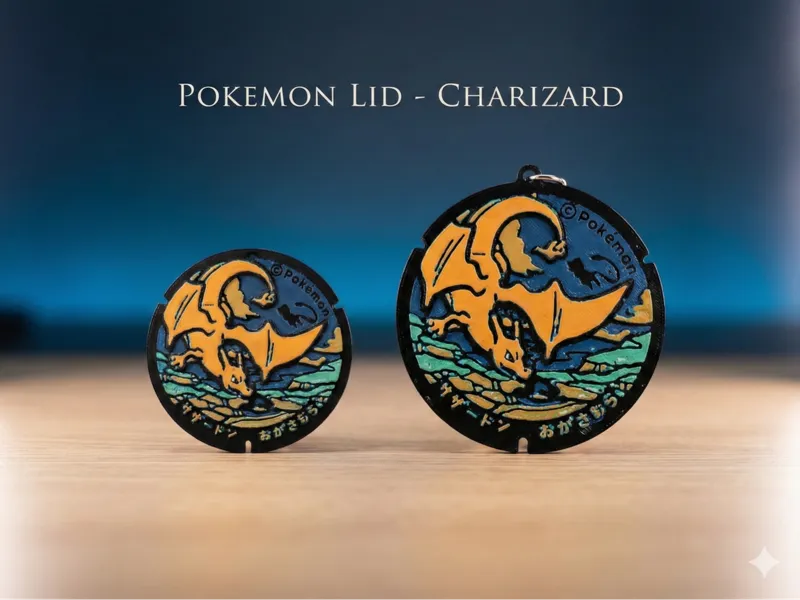 Pokemon Lid - Charizard (keychain)