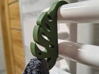 Monstera Leaf Towel Radiator Hook