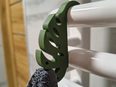 Monstera Leaf Towel Radiator Hook