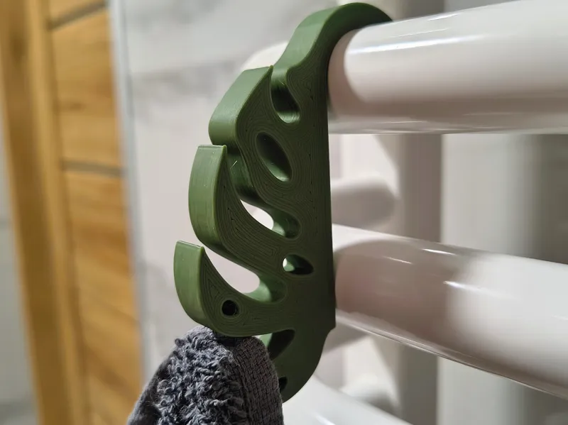 Monstera Leaf Towel Radiator Hook