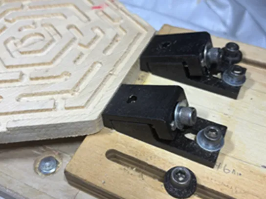 Low profile CNC clamp