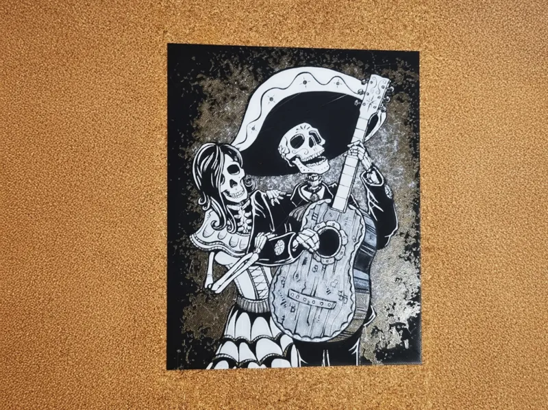 Mariachi & Catrina - Mexican Skull Art