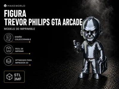 ARCADE GTAV  TRIBUTO FAN- TREVOR PHILIP 3D