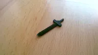 Schwert für Roboter - schwarz, 0.08mm layer