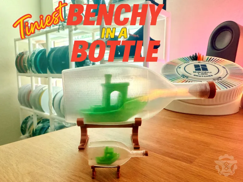 Tiniest Benchy In a Bottle