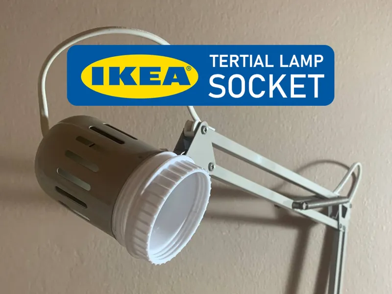 IKEA TERTIAL Lamp Universal Lampshade Socket