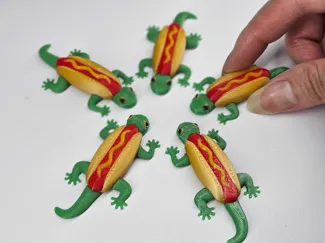 Glizzy the Hotdog Lizard | Funny Glizzard Friend
