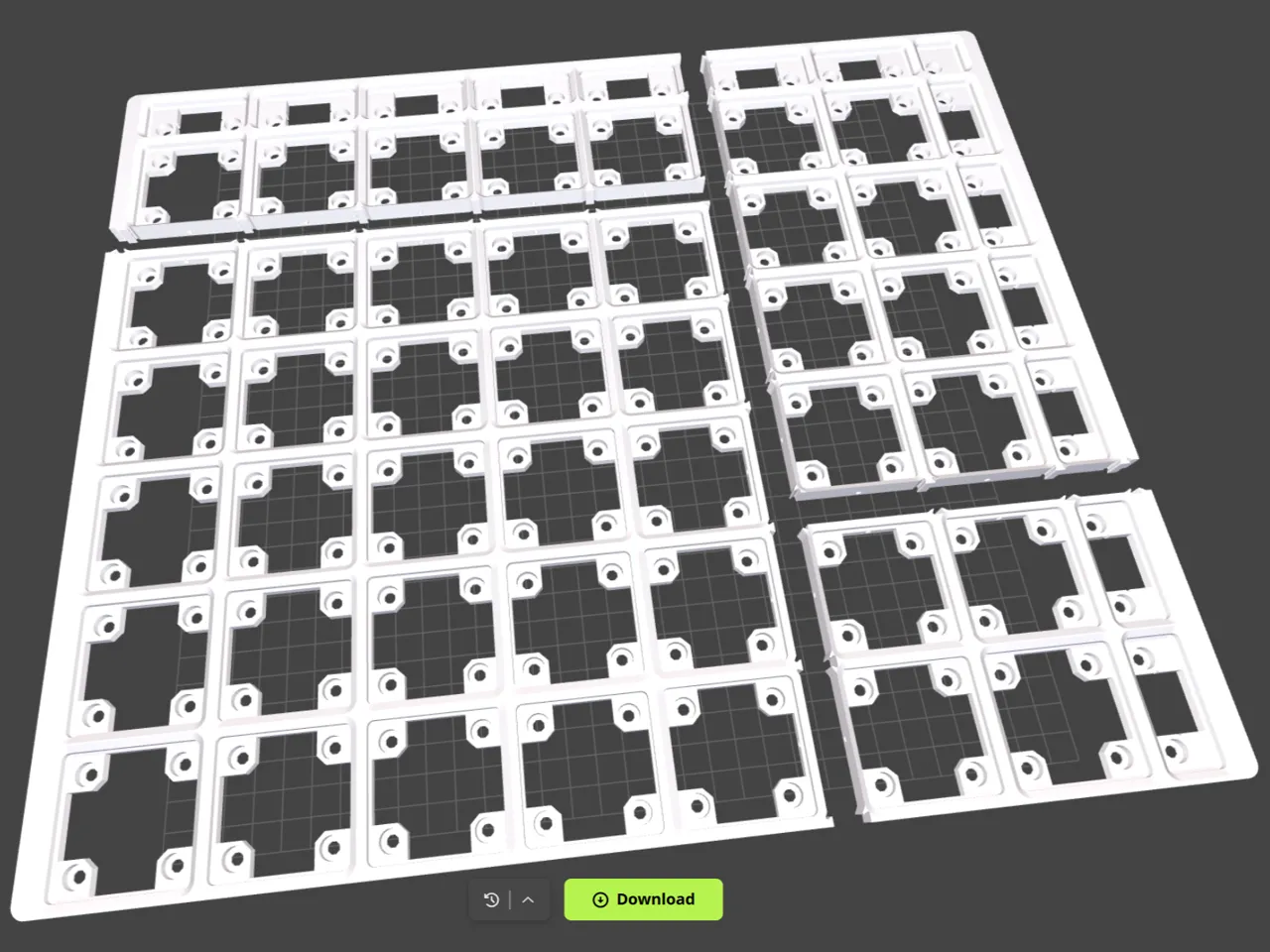 GRIPS: GRidfinity Interlocking basePlate System view 3