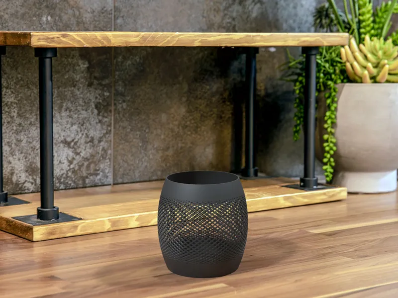 Modern mesh pencil holder