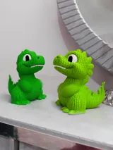 Фигурка Knitted Dino Cutie