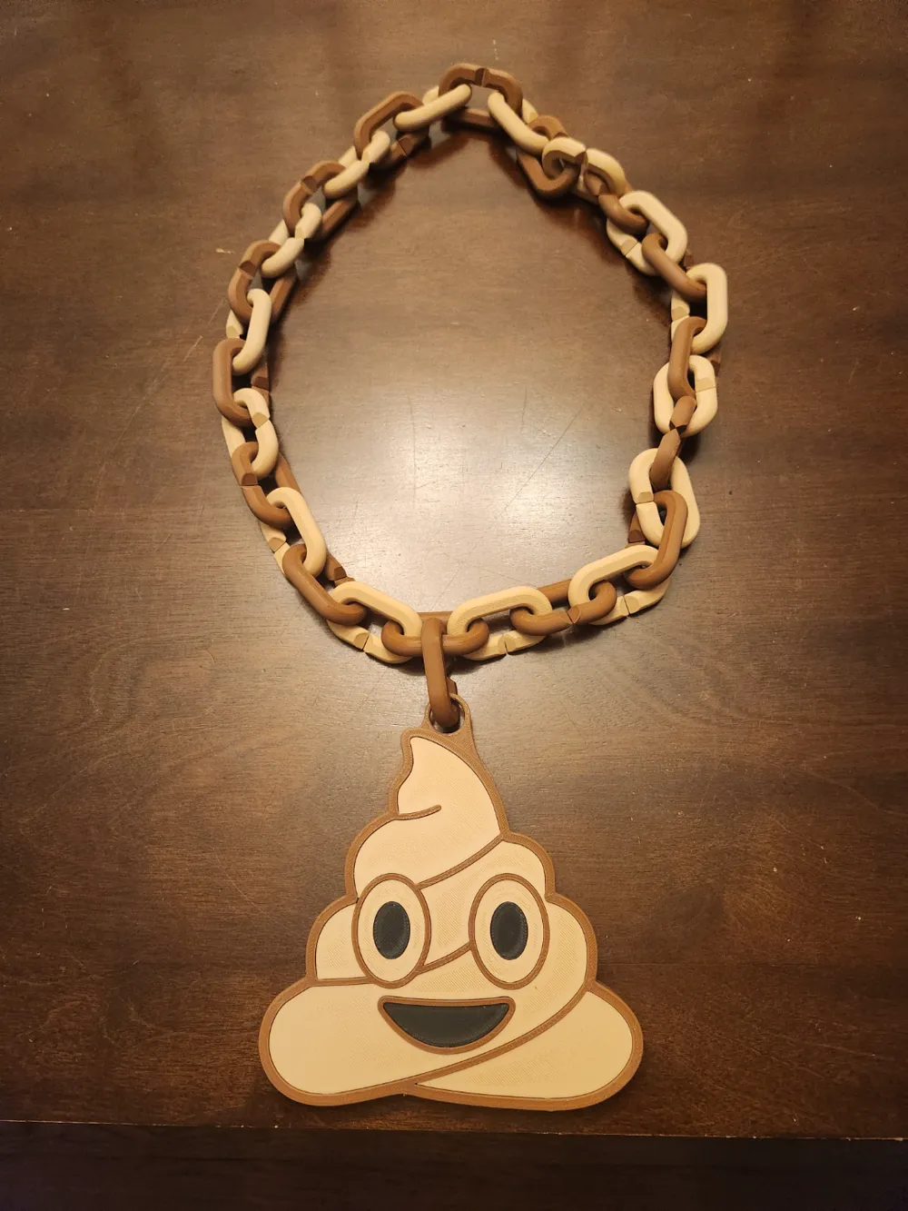 Is That Poop Chain Poop Emoji Pendant and chain by MFDesigns3D - MakerWorld