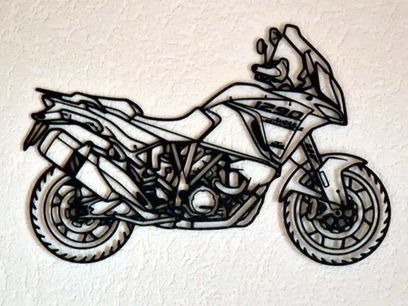 KTM 1290 Super Adventure S | 2019 | Silhouette