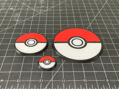Poke Ball Miniatures Base