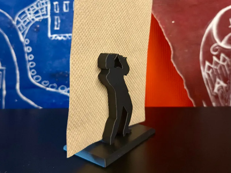 Jazz Themed Menu Holder