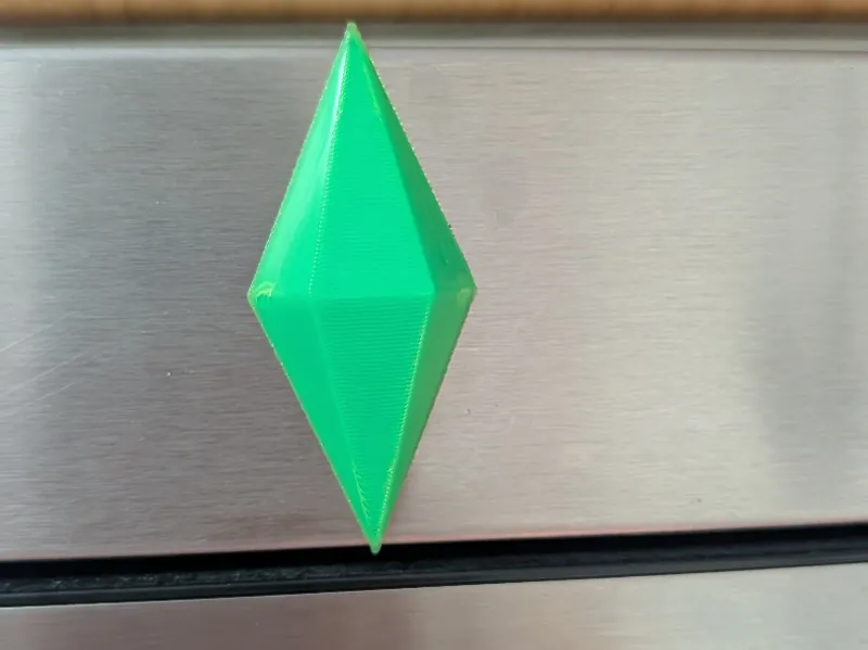 Fridge Magnet inspired on Sims Plumbob