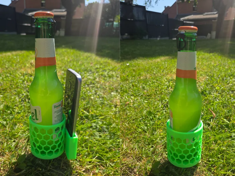 Parametric Beach Sand Station–Drink & Phone Holder