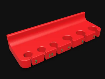 Tommars T-Handle Allen Wrench holder for Skadis