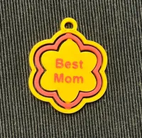 Porte-clés fleur « Meilleure maman » pour la fête des mères — photo 2