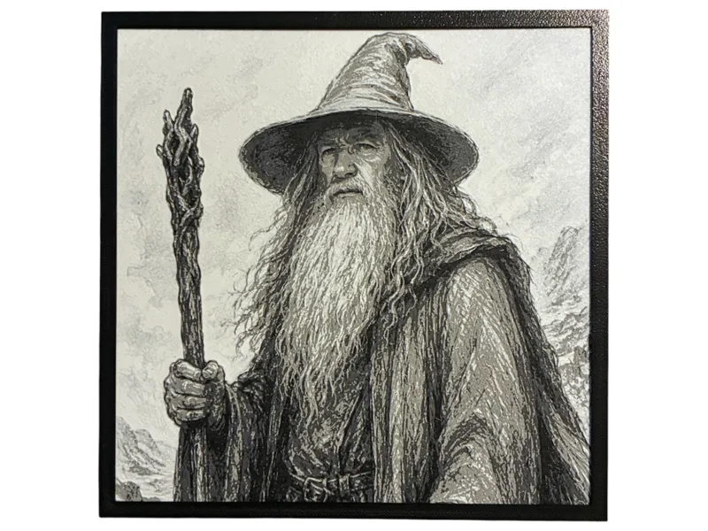 Gandalf the Grey | Framed Hueforge Wall Art