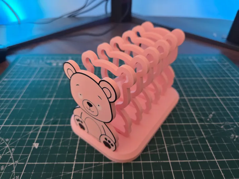 6 sliceTeddybear toast rack