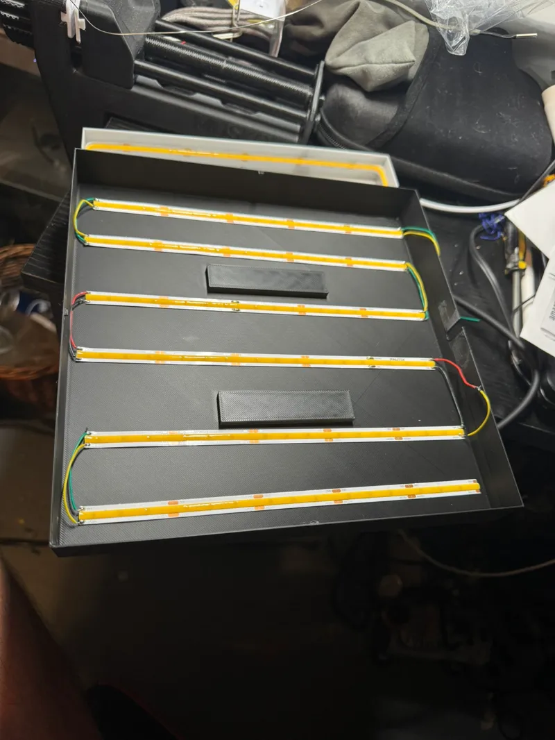 Top Light for Light flood for closed Bambu lab printers