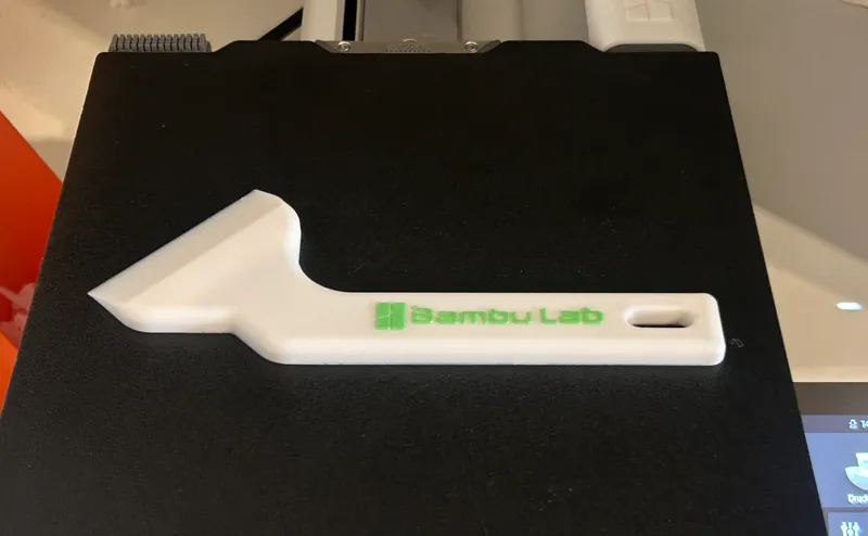 Druckbett Schaber ergonomisch / verstärkte Klinge