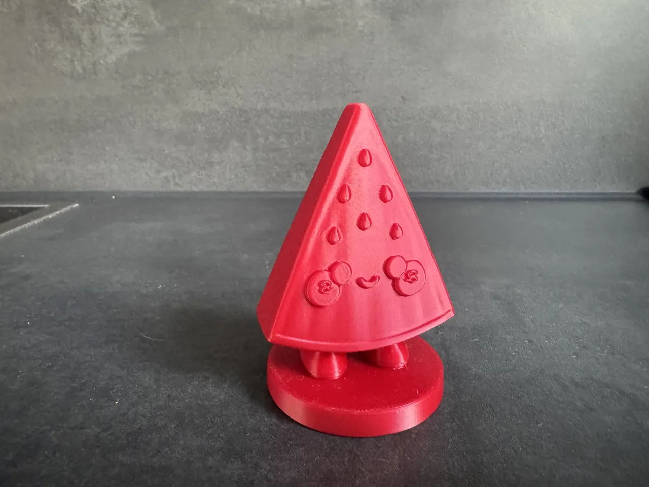 Melonen Männchen Figur view 2